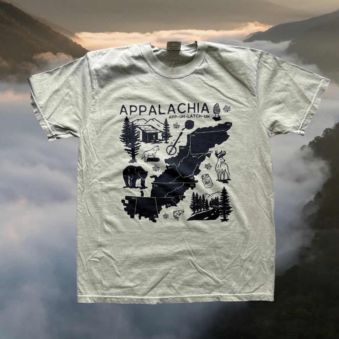 Appalachia illustration t-shirt