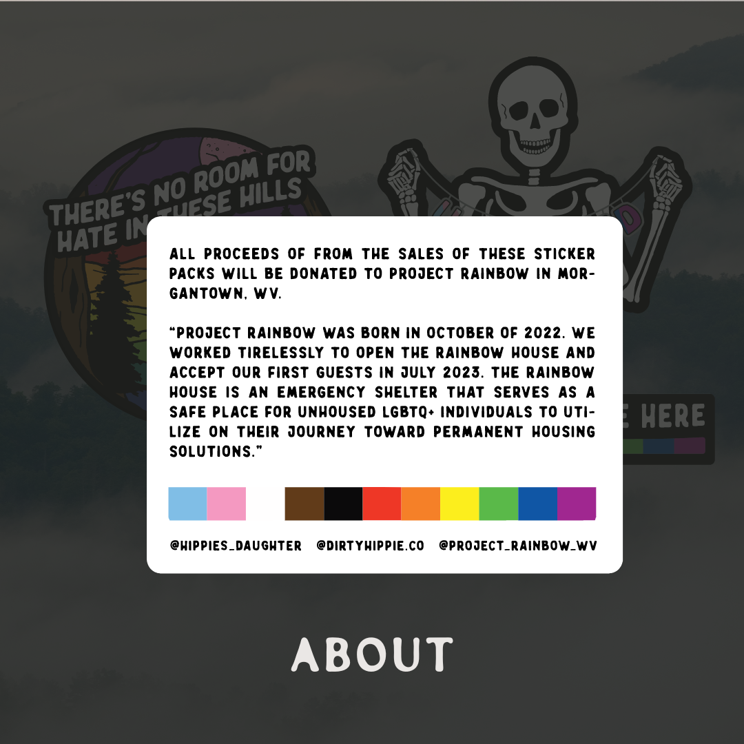 Pride fundraiser // sticker pack