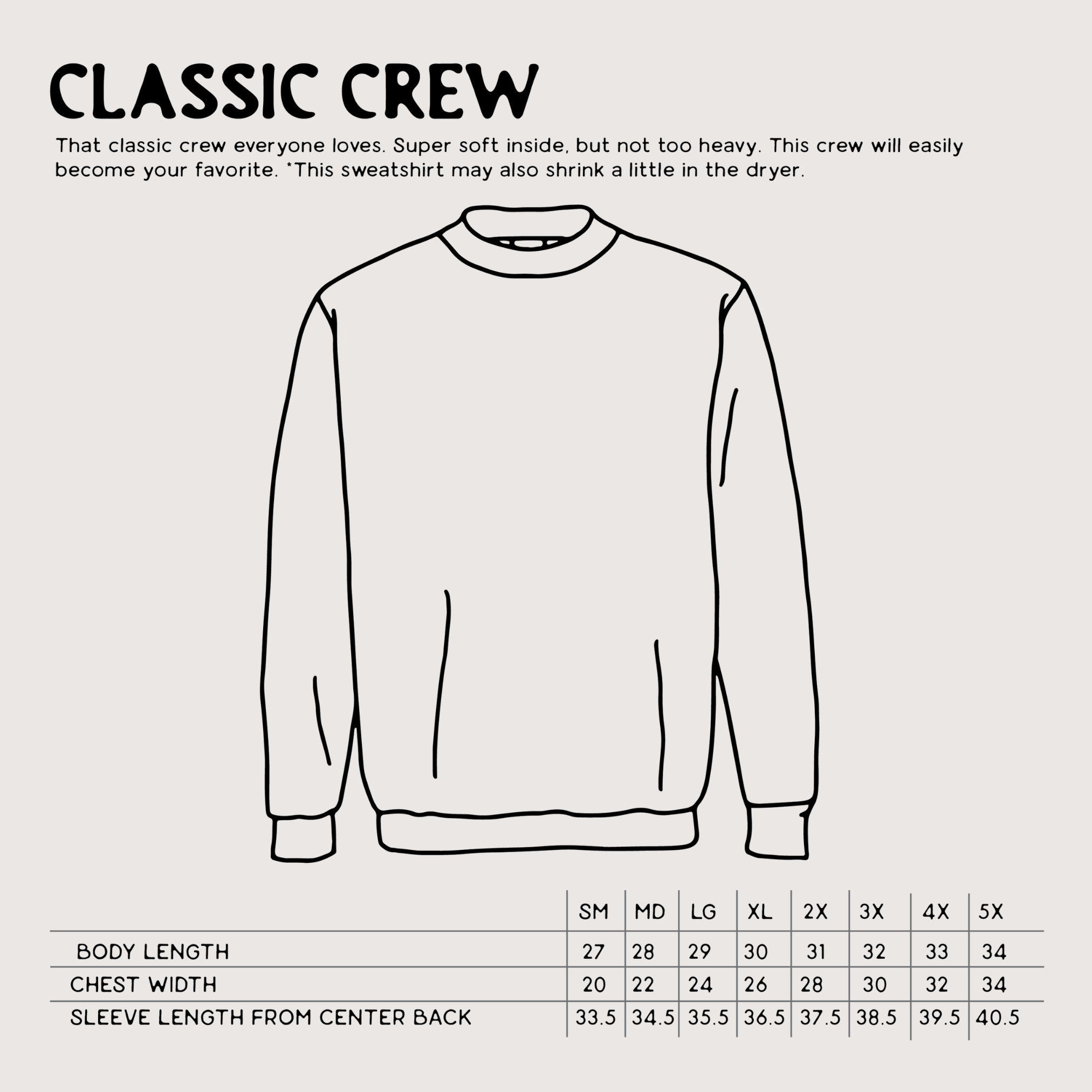 No room for hate // classic crewneck