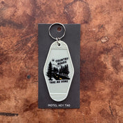 Country Roads // motel keychain