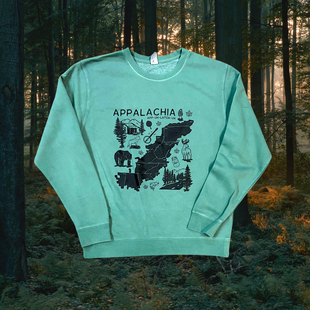 Appalachia illustration // crewneck