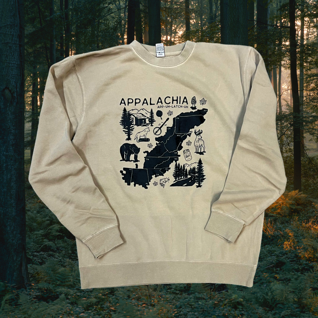 Appalachia illustration // crewneck