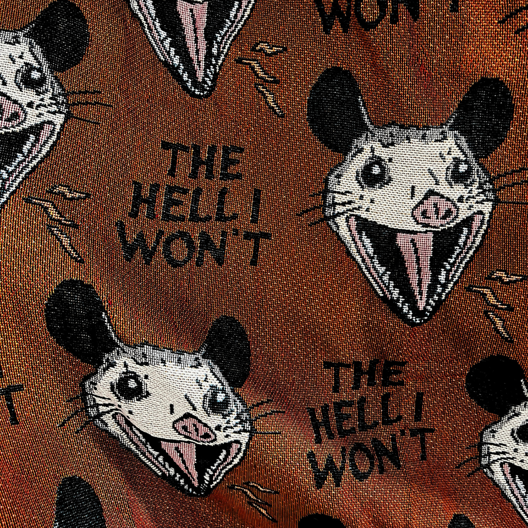 Hell I Won't // Woven Blanket