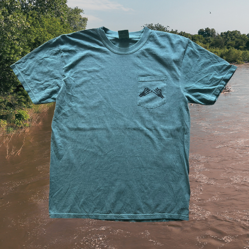 Come hell or high water pocket t-shirt