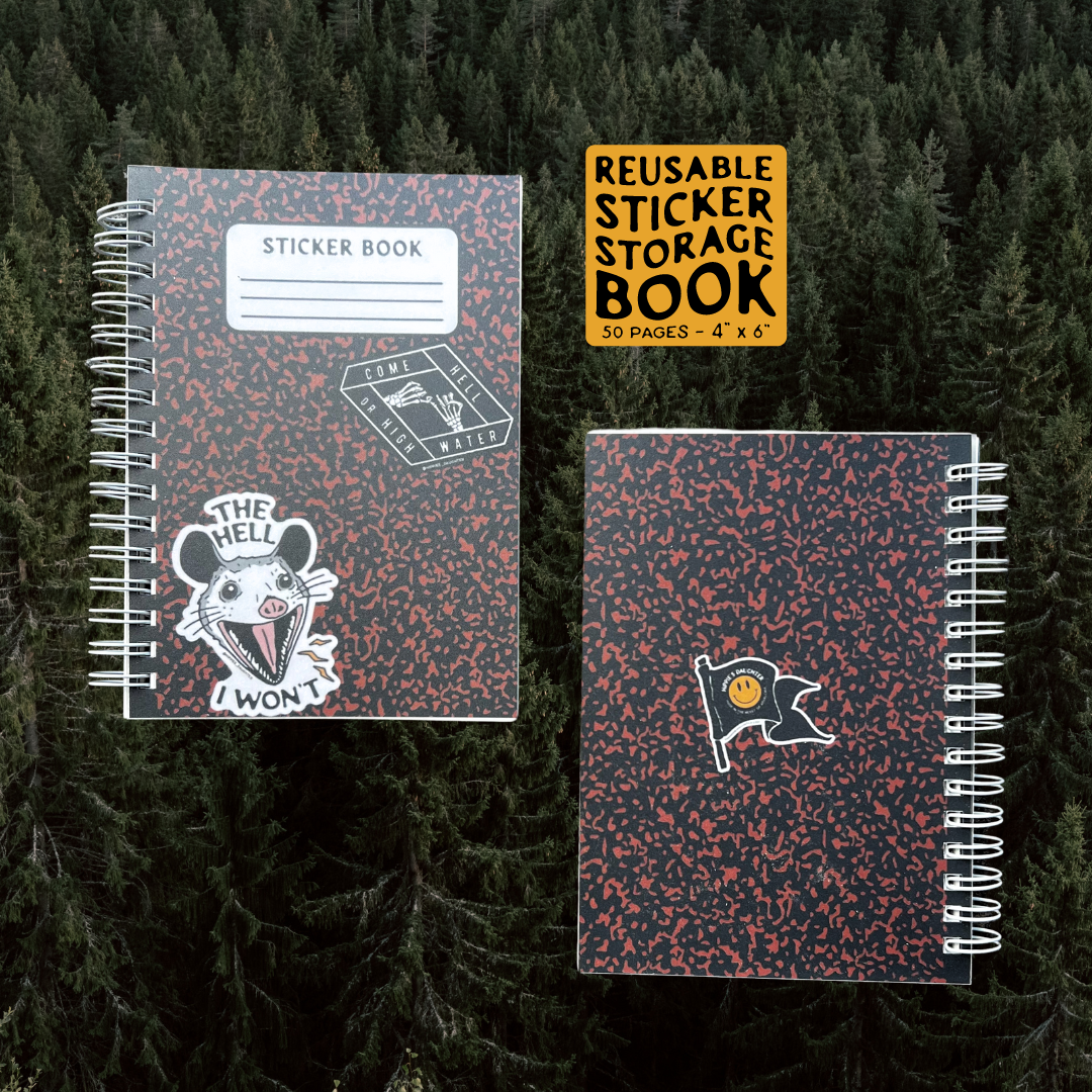 Sticker storage book