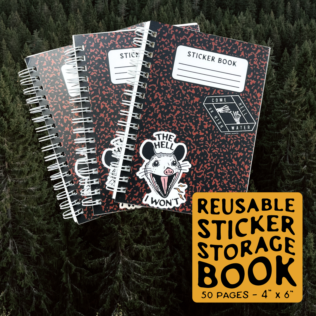 Sticker storage book