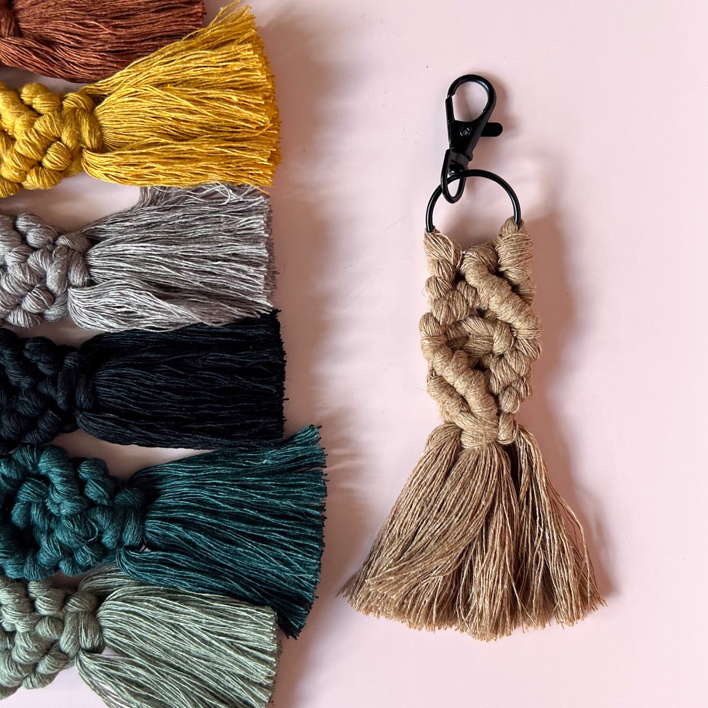 mini macrame // keychain