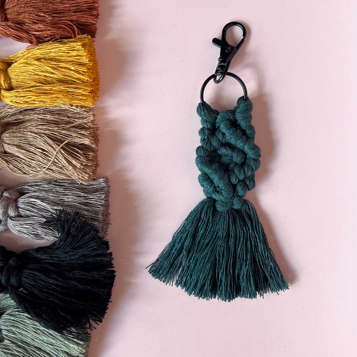 mini macrame // keychain