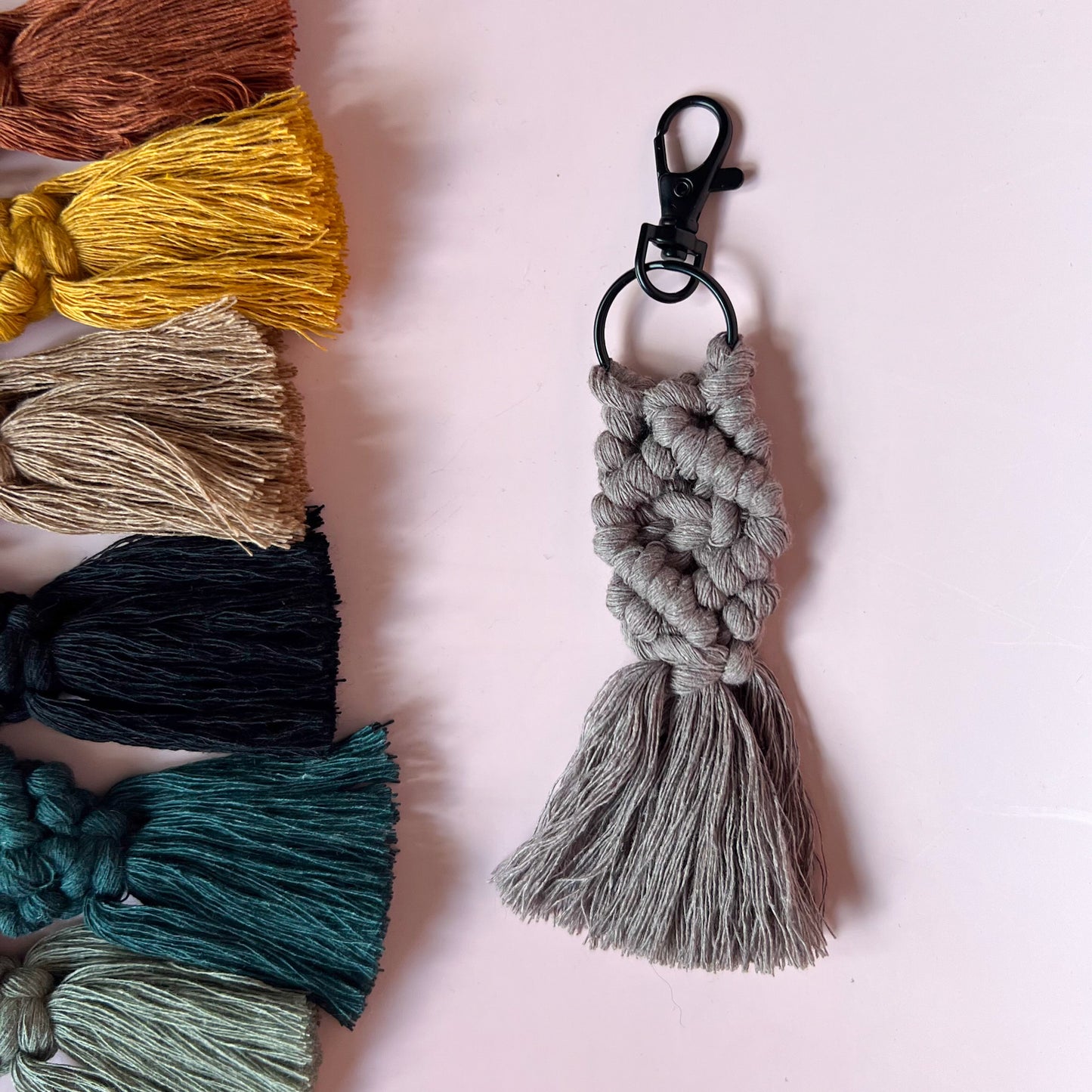 mini macrame // keychain