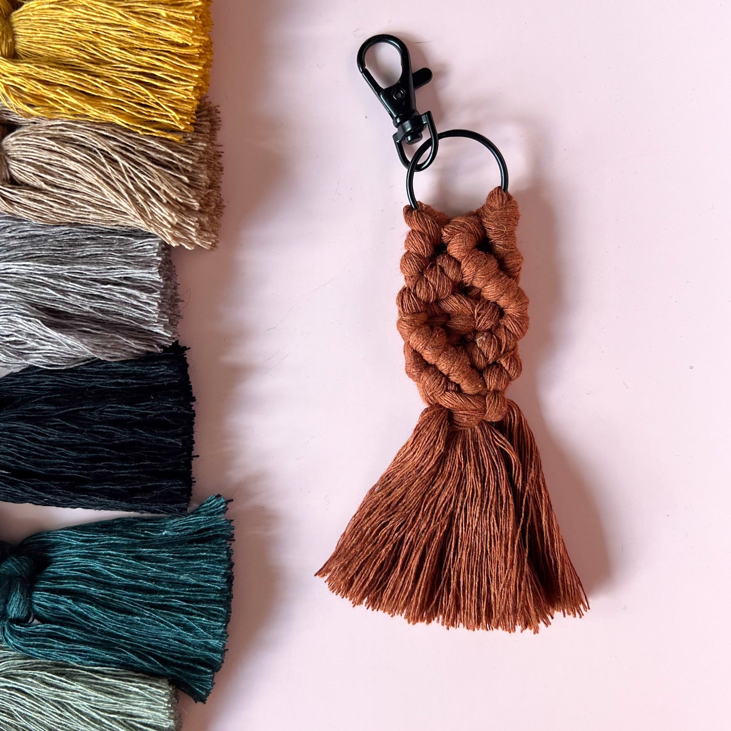mini macrame // keychain
