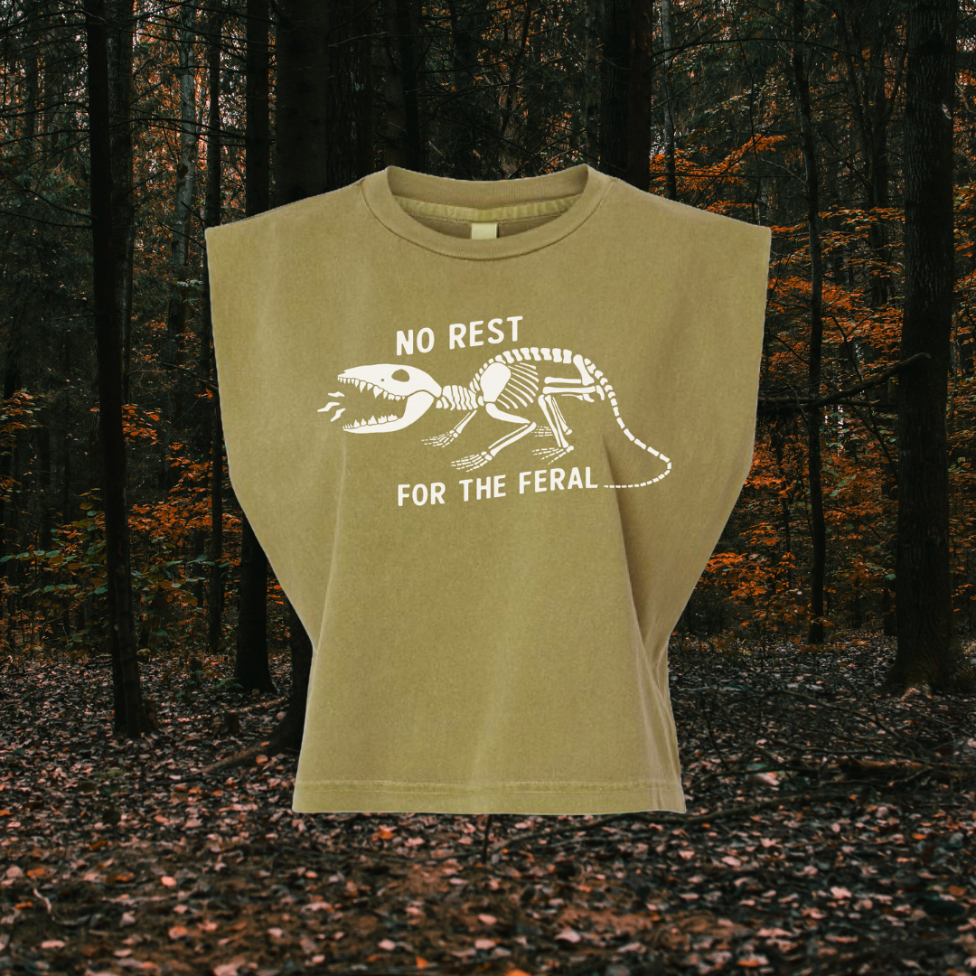 No rest possum // women's tank