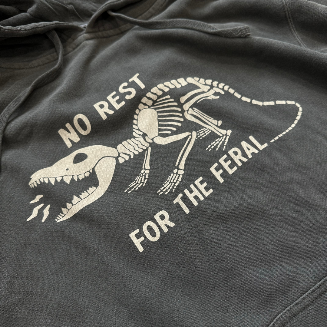 No Rest Possum // heritage hoodie