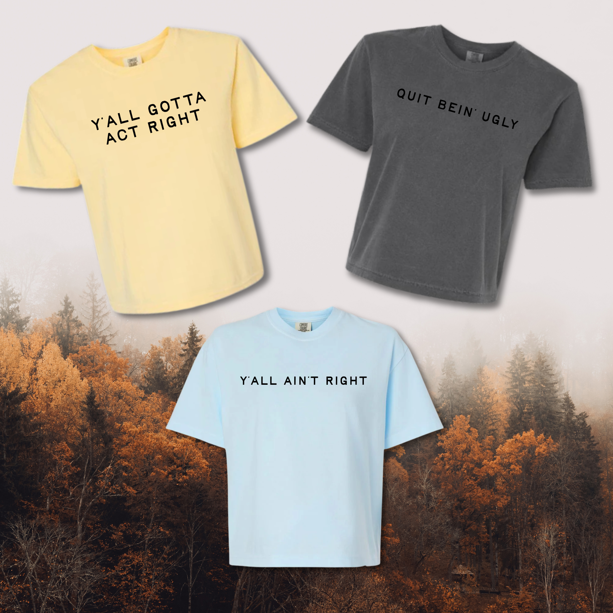 Pick your phrase // Boxy Crop T-shirt