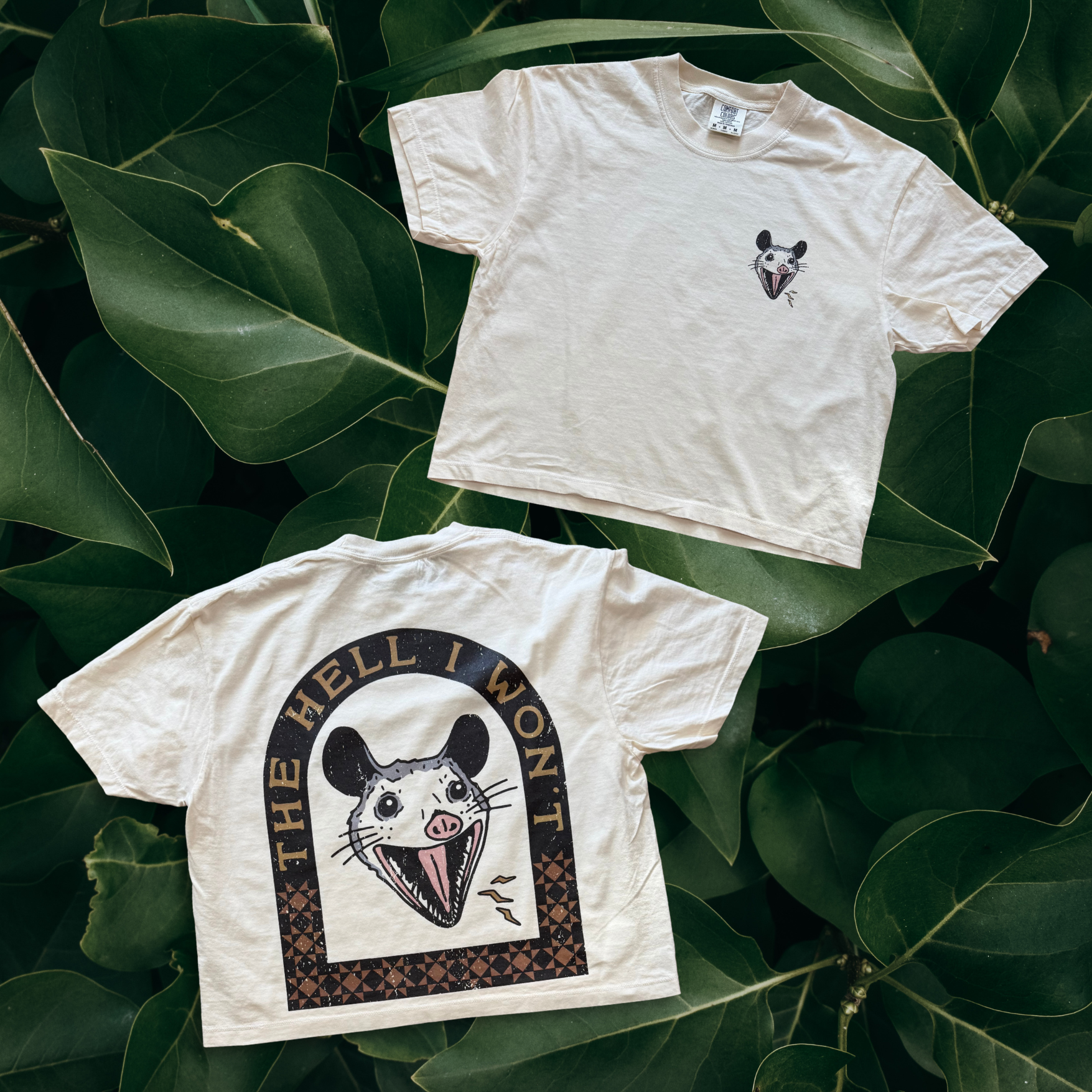 Hell I Won't // T-shirt or Women's crop