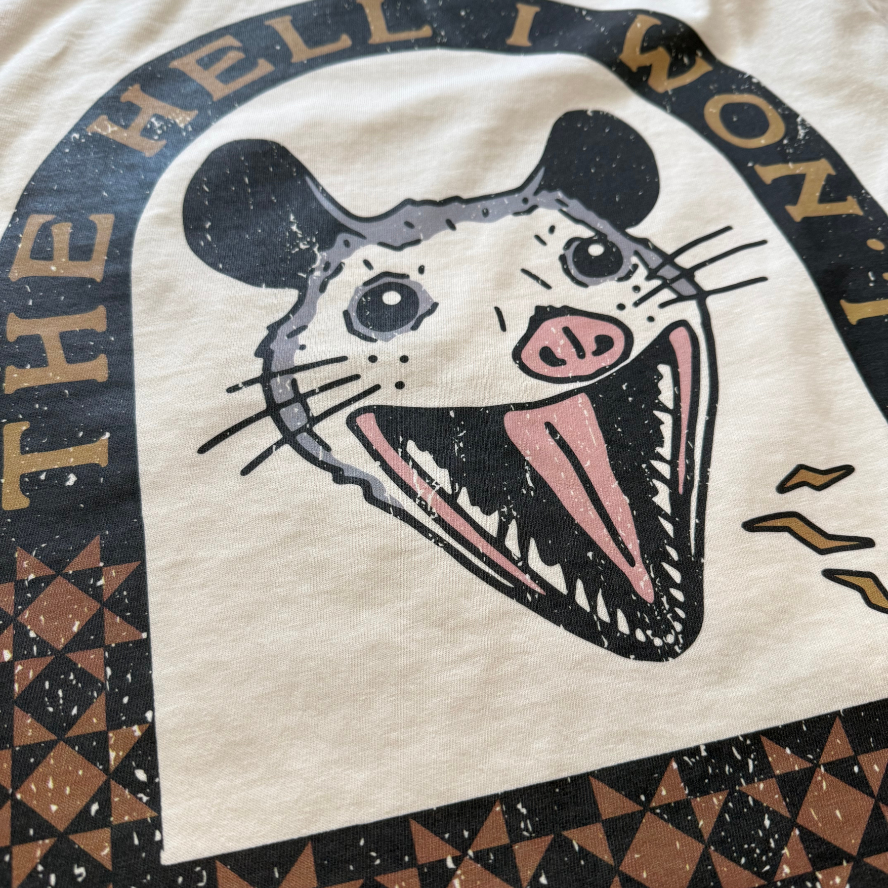 Hell I Won't // T-shirt or Women's crop