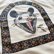 Hell I Won't // heritage crewneck