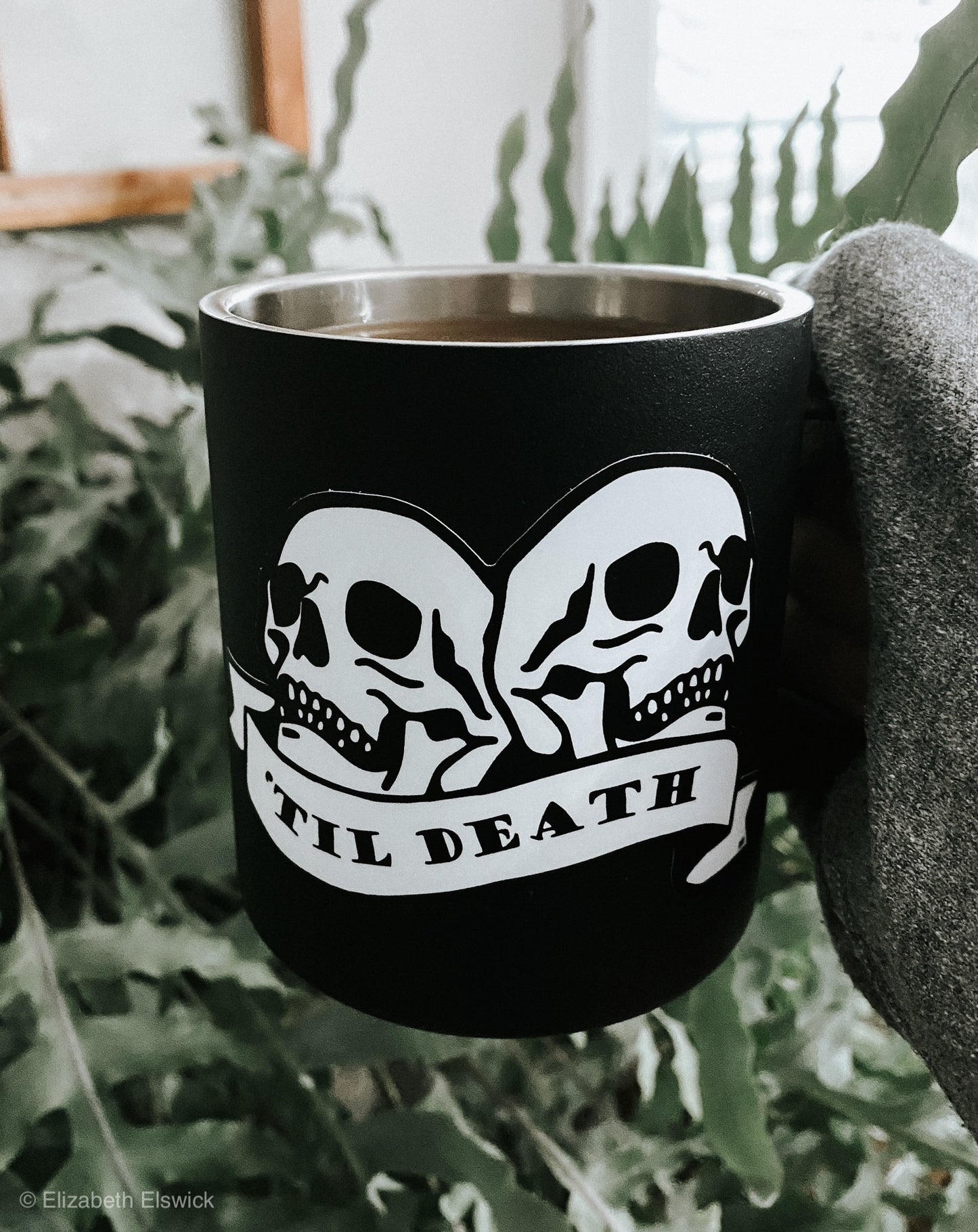 ‘til death // sticker