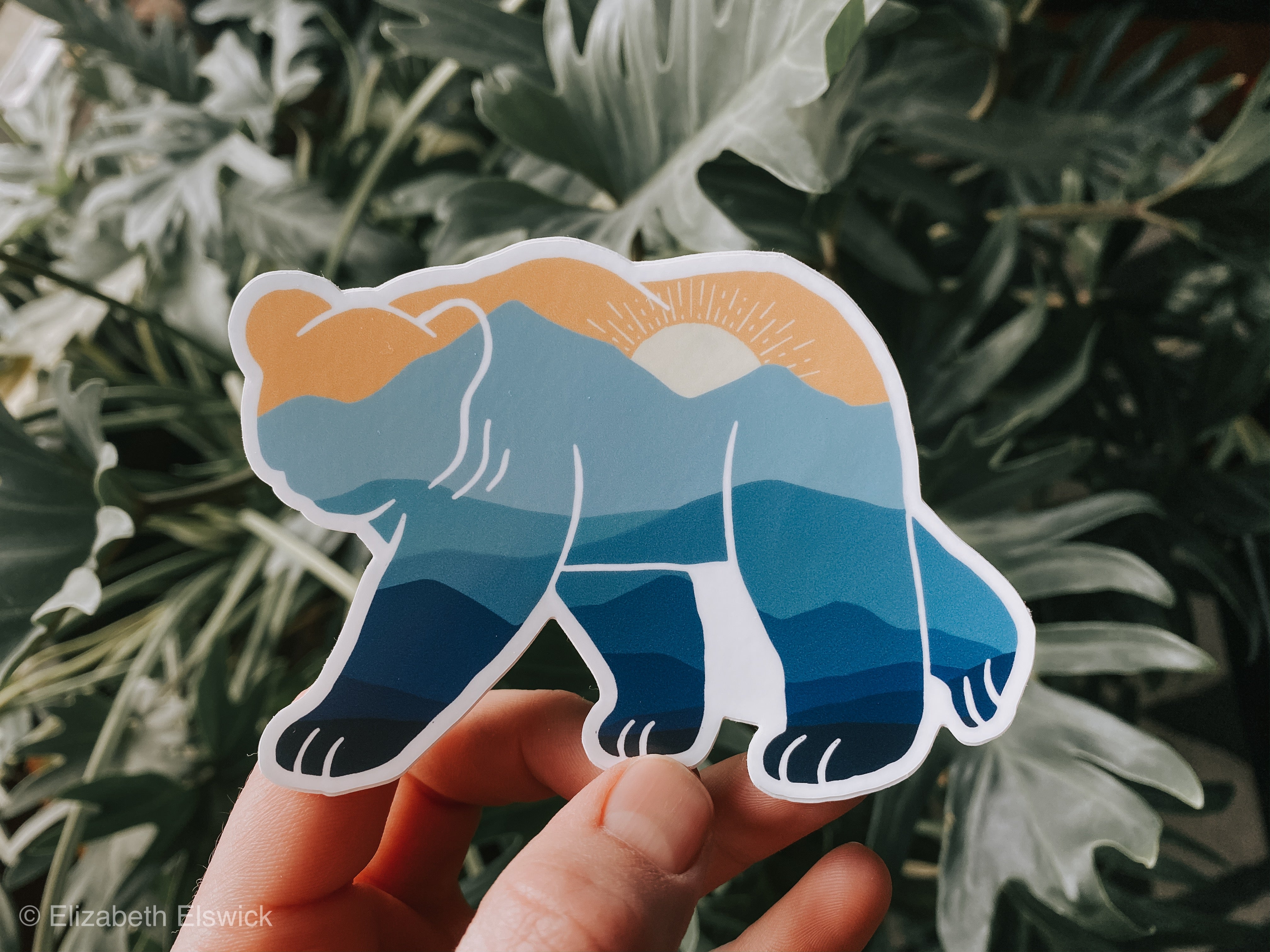 mountain bear // sticker