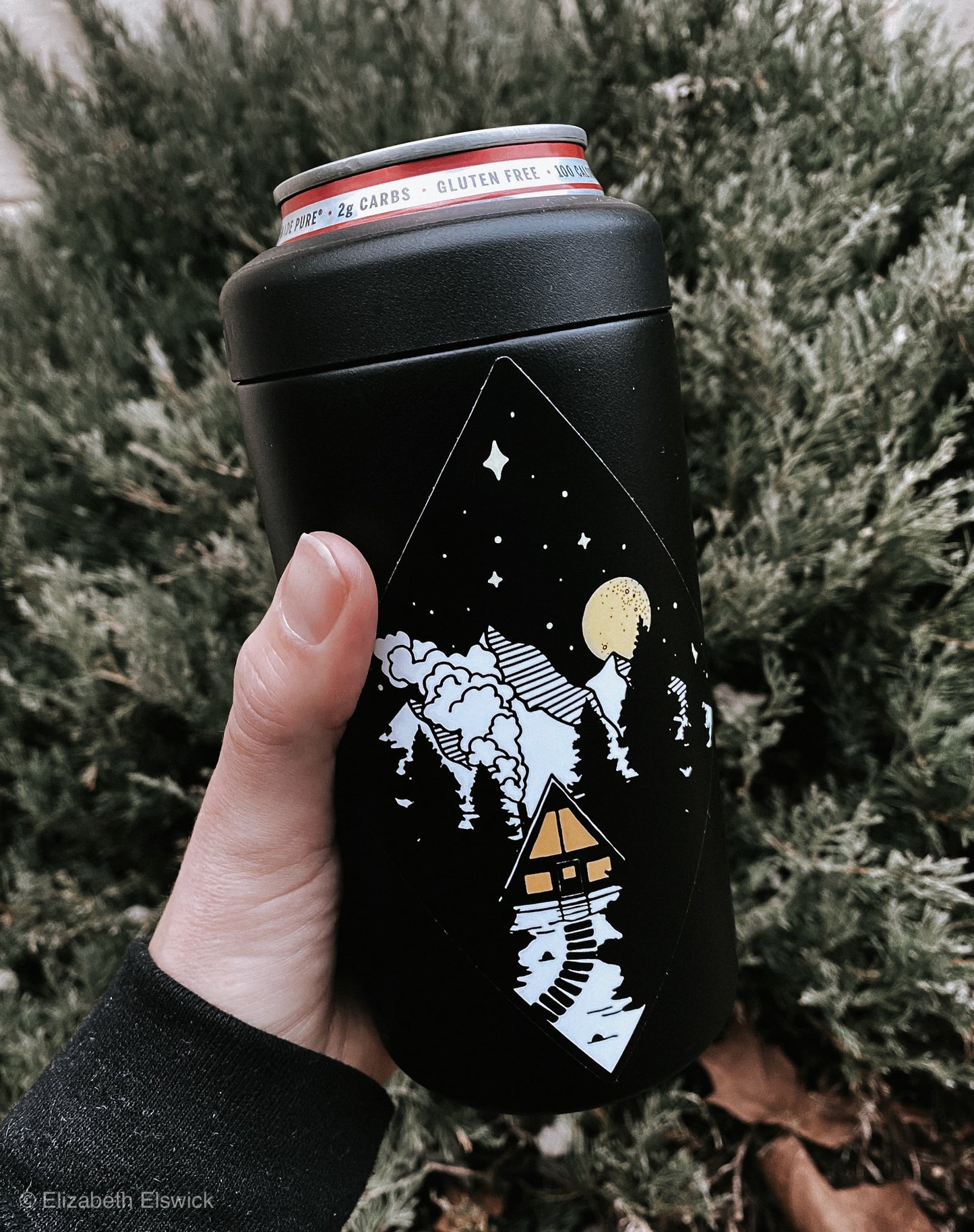night lights cabin // sticker
