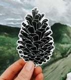 pinecone // sticker