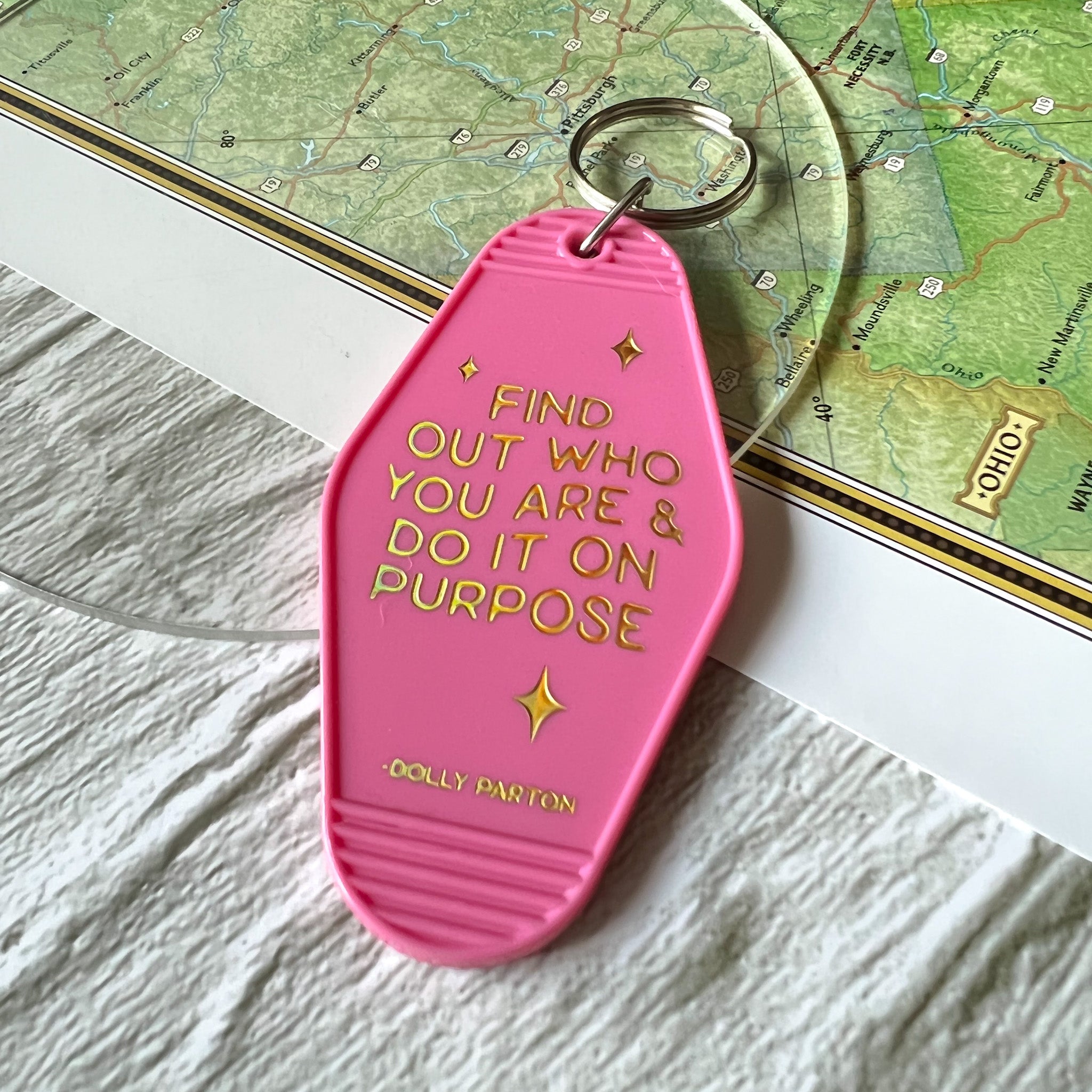 Dolly // motel keychain