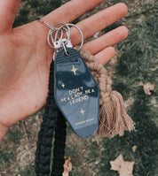 Legend Stevie // motel keychain