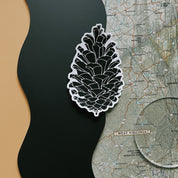 pinecone // sticker