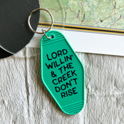 Creek don’t rise // motel keychain
