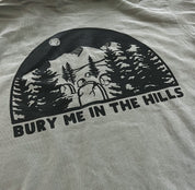 Bury me in the hills // pocket t-shirt