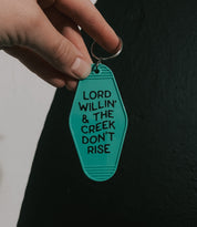 Creek don’t rise // motel keychain