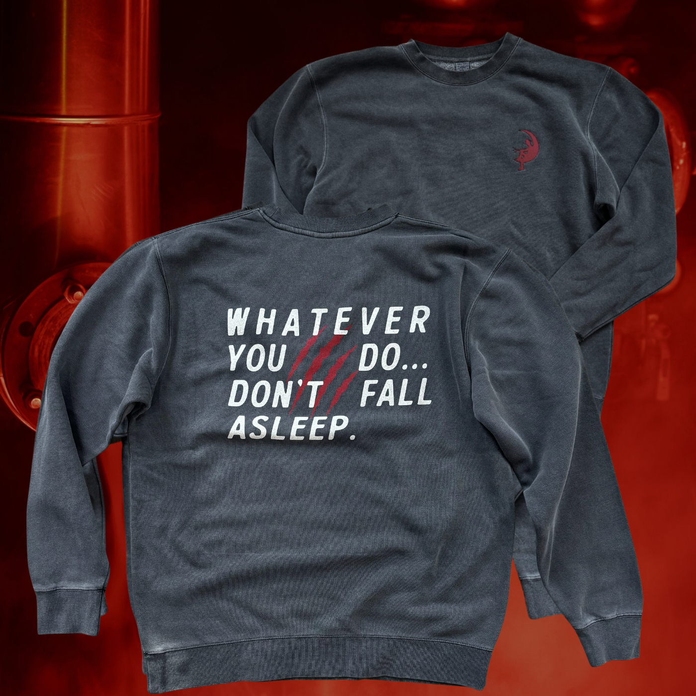 Don't Fall Asleep // heritage crewneck