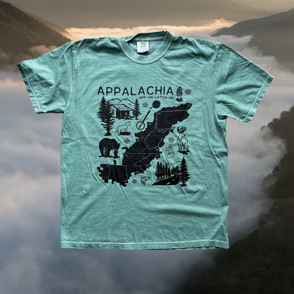 Appalachia illustration t-shirt