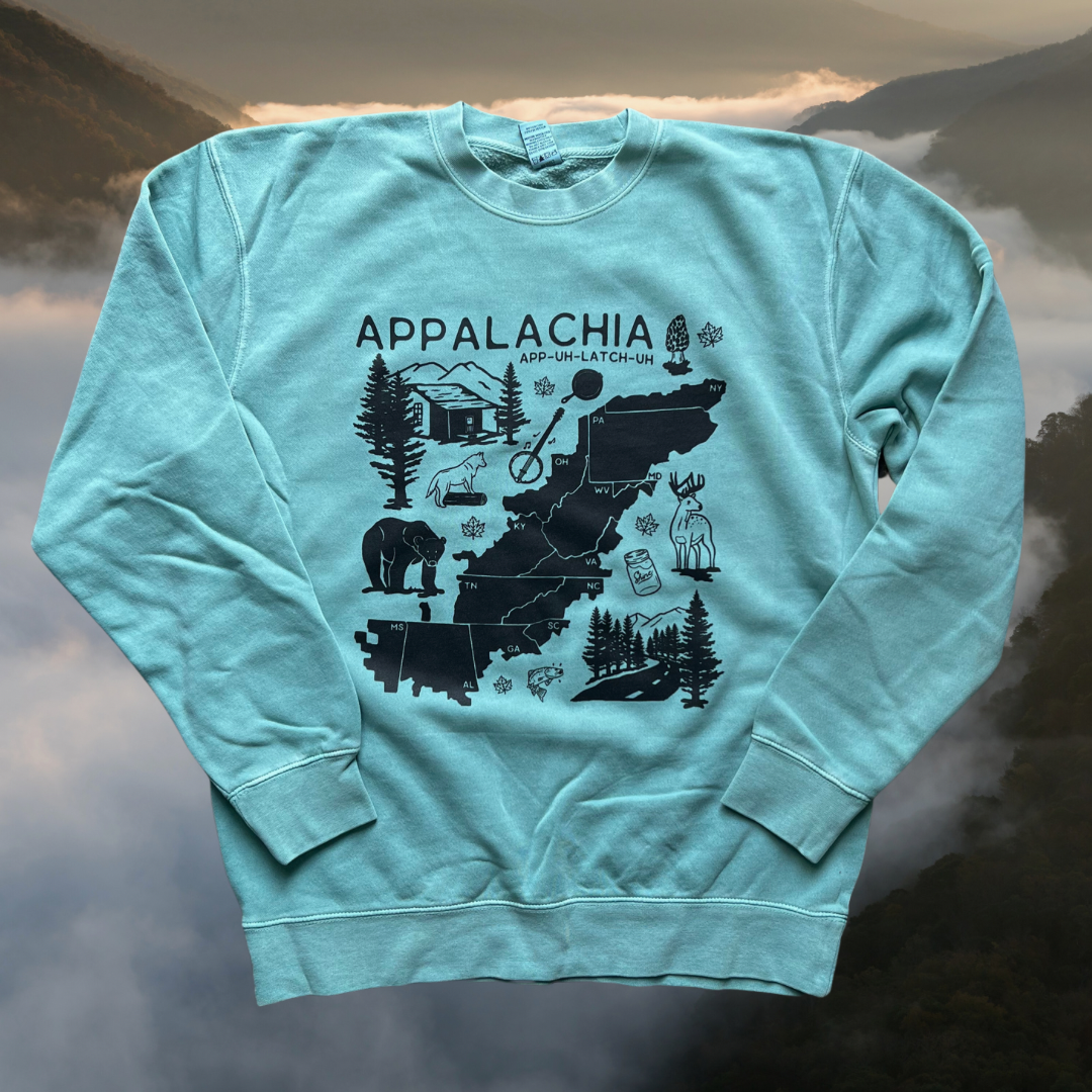 Appalachia illustration // crewneck