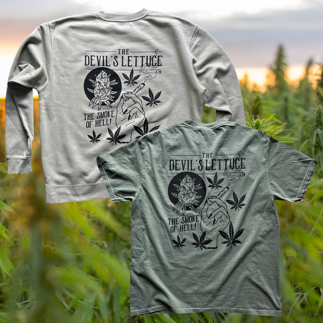 Devil’s Lettuce // t-shirt & crewneck