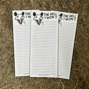 Hell I won't notepad samples