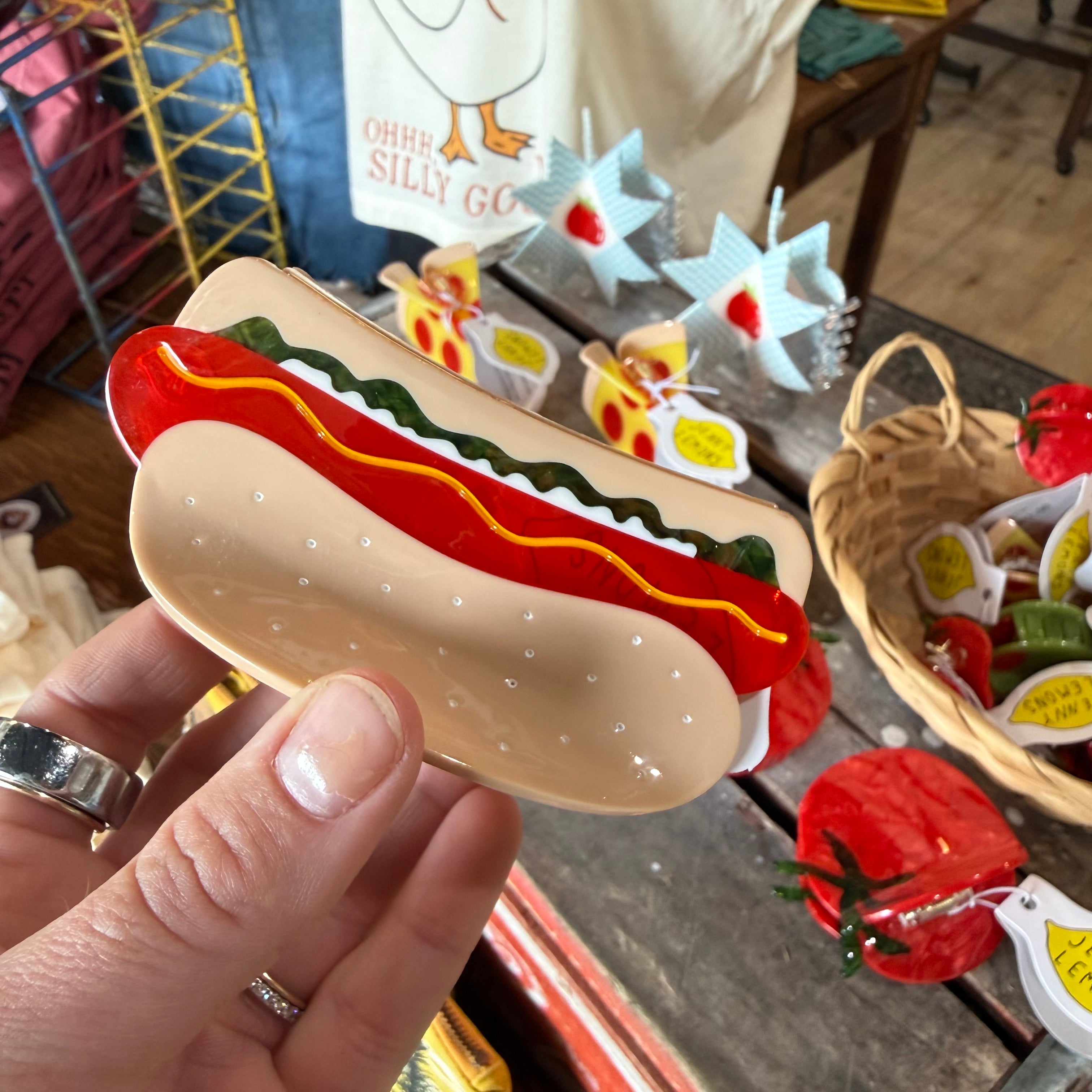 Hotdog Hair Claw