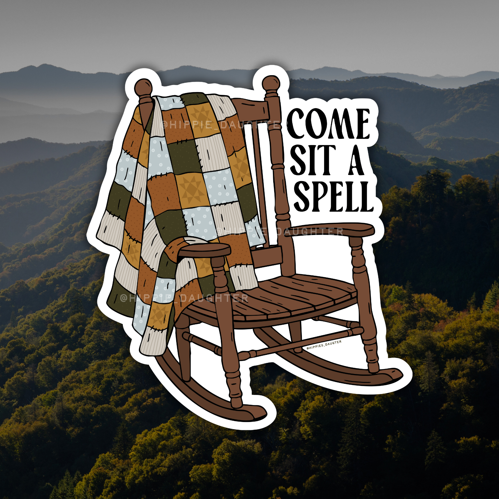 Sit a Spell // sticker