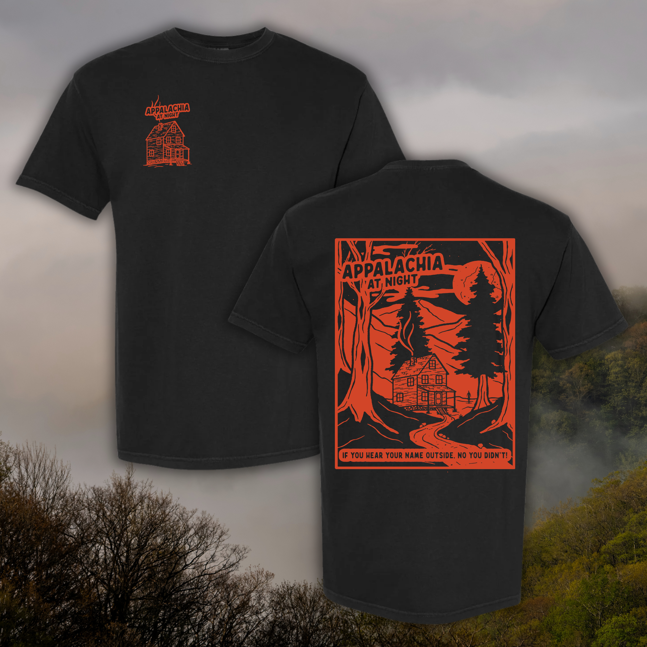 Appalachia at night // T-shirt