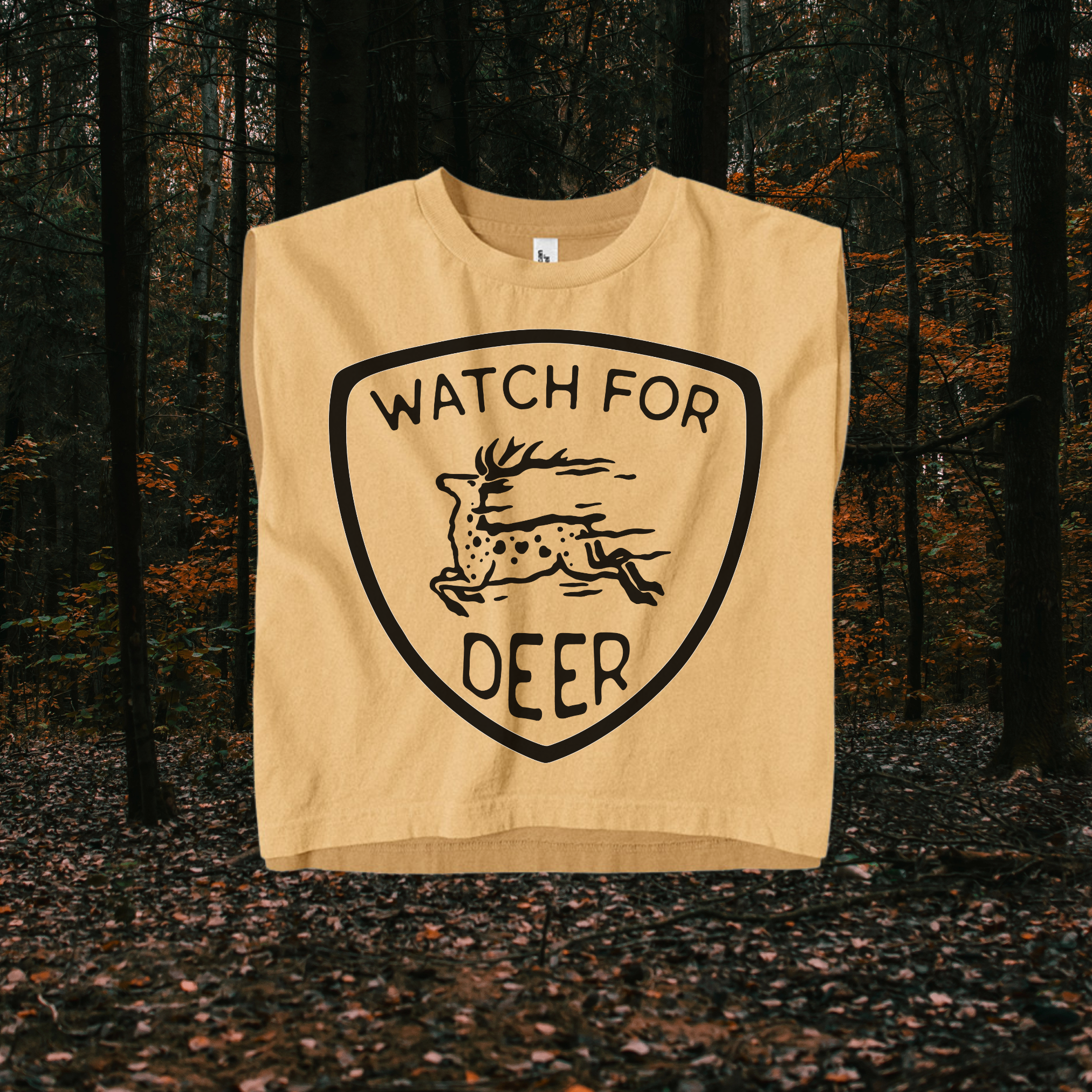 Watch for deer // women's tank