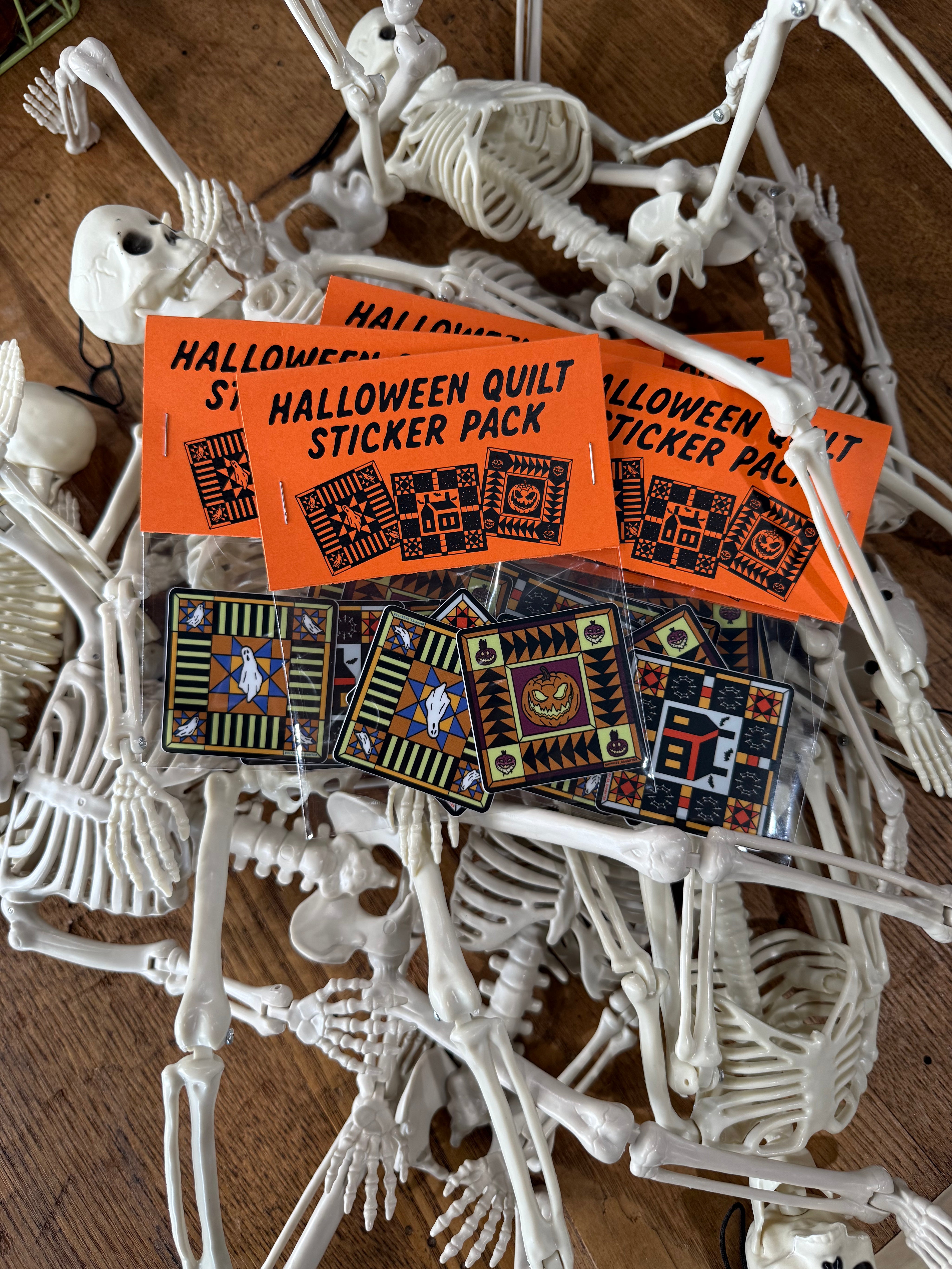 Halloween Quilt Sticker Pack