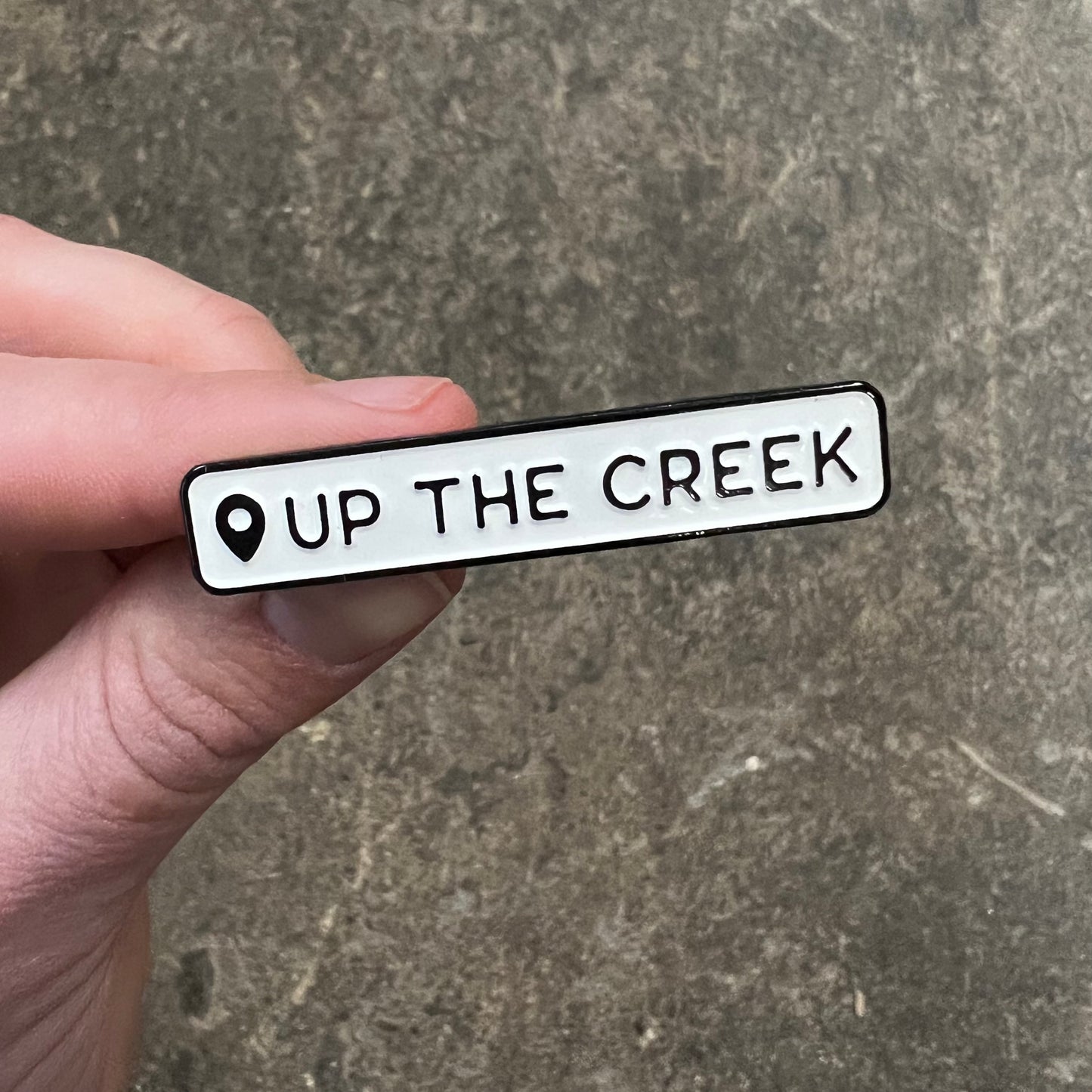 Up the Creek // enamel pin