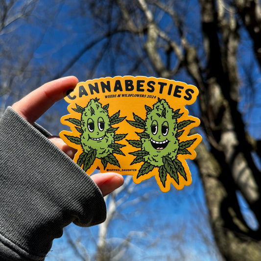 Cannabesties Sticker