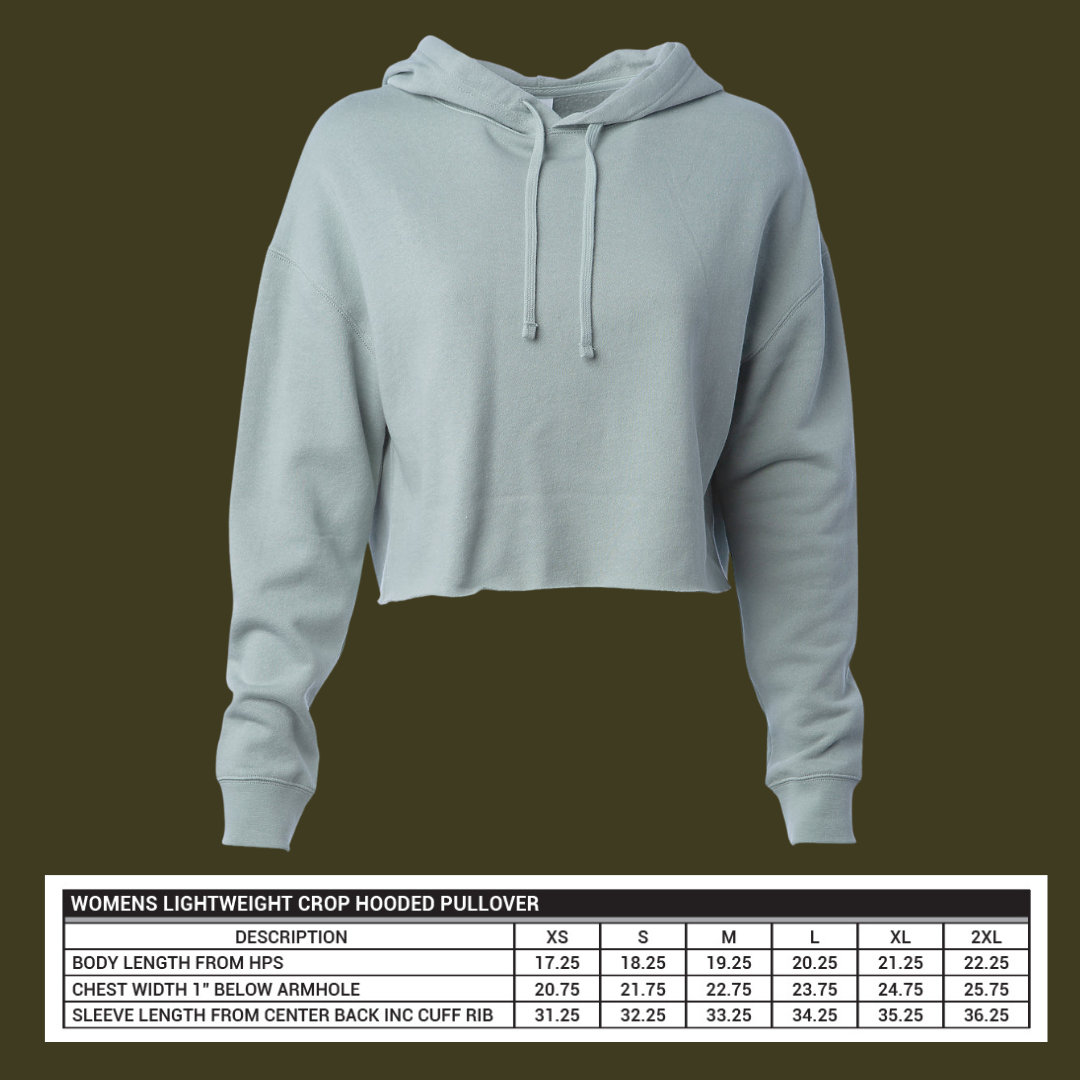 Quit bein' ugly // cropped hoodie