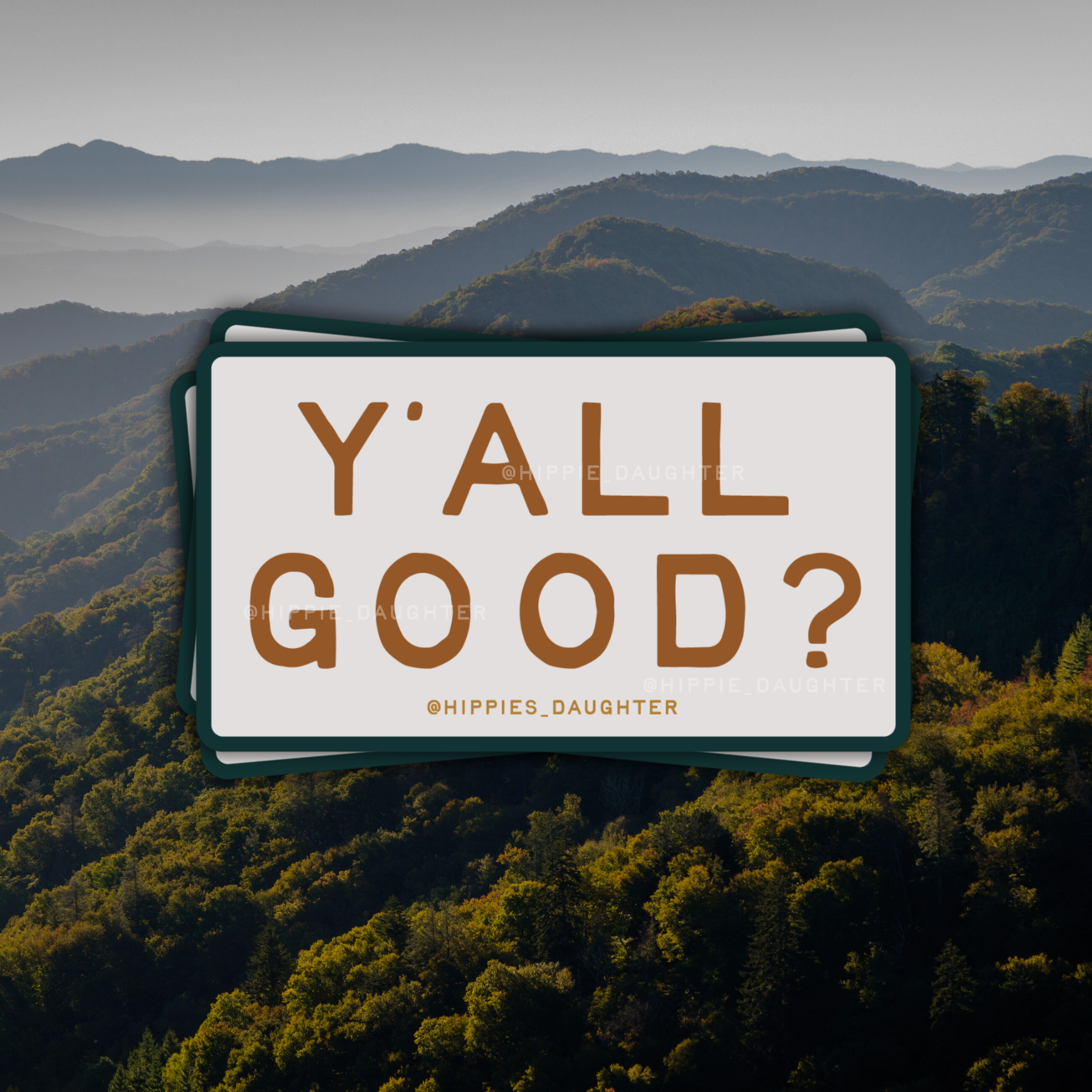 Y'all good? // sticker