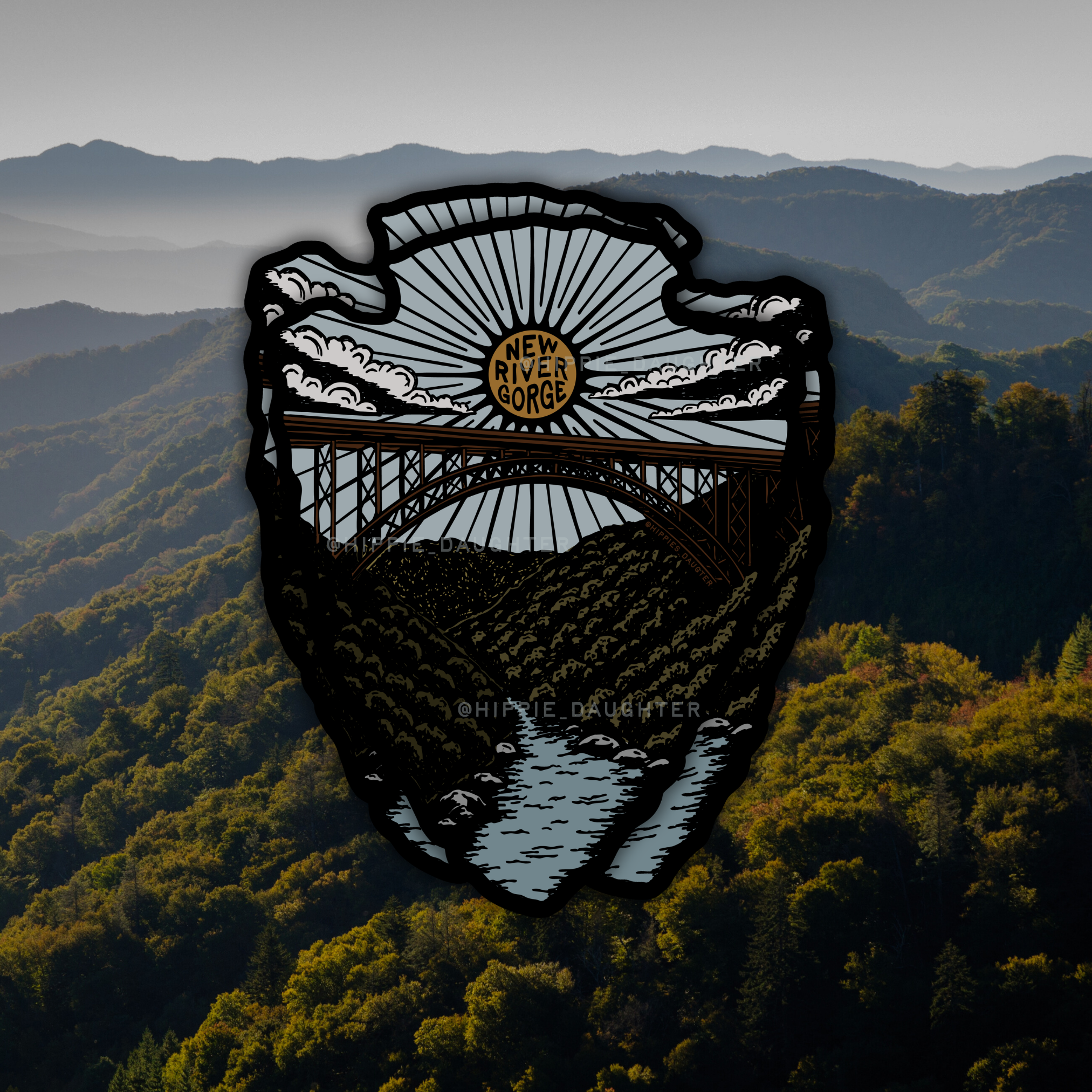 New River Gorge // sticker
