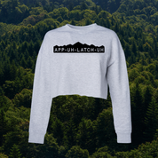 App uh latch uh // cropped crewneck