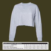 App uh latch uh // cropped crewneck