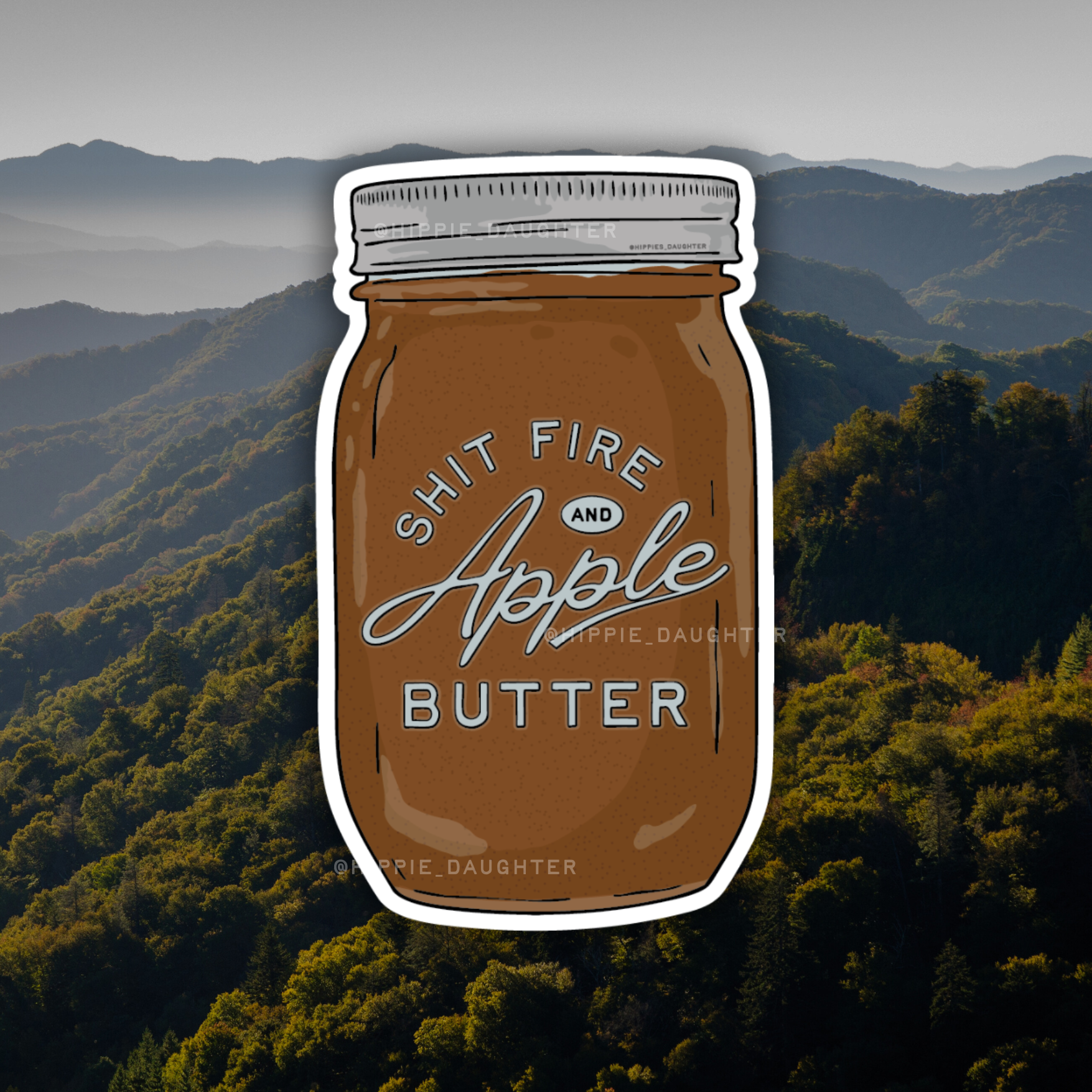 SF Apple Butter // sticker
