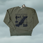 Appalachia illustration // heritage crewneck