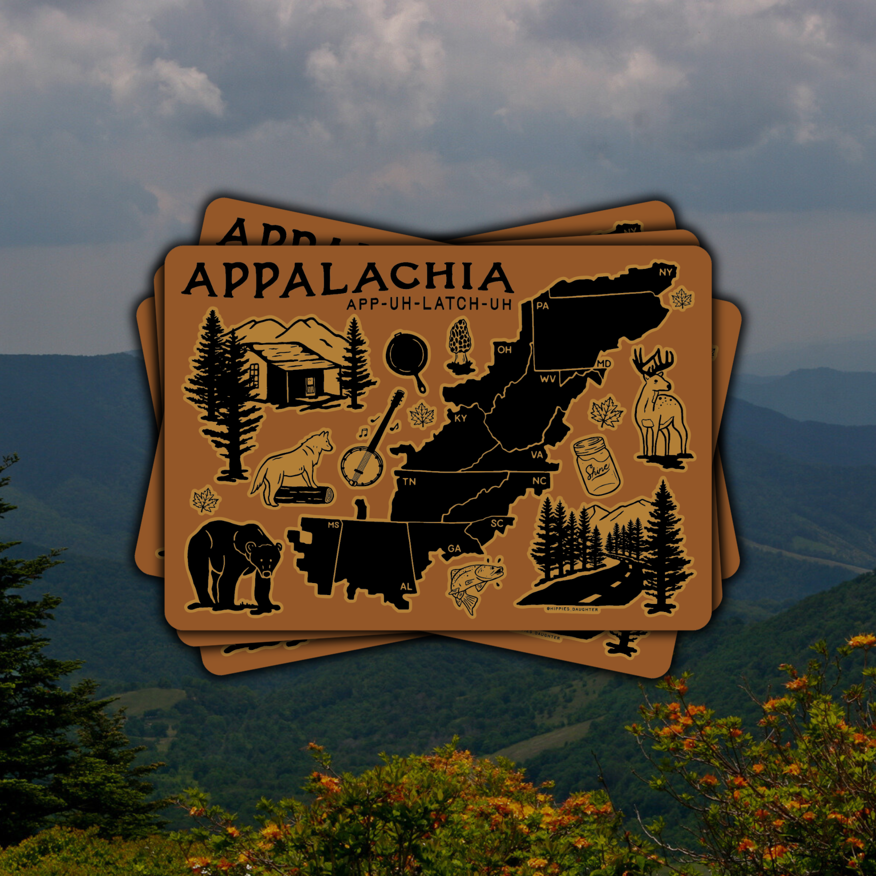 Appalachia // sticker